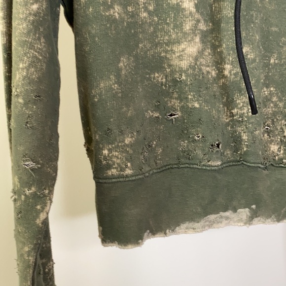 Cotton Citizen Green Cropped Hoodie - Picture 3 of 3